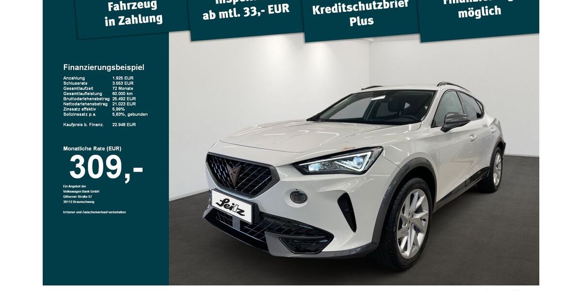 Cupra Formentor 46.790 km 22.848 &euro; Kempten 87437