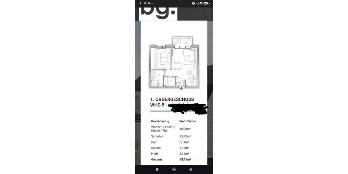Etagenwohnung Bad Bentheim - 2 Zimmer, 66 m&sup2;, 836&euro; | Angebot:26329526