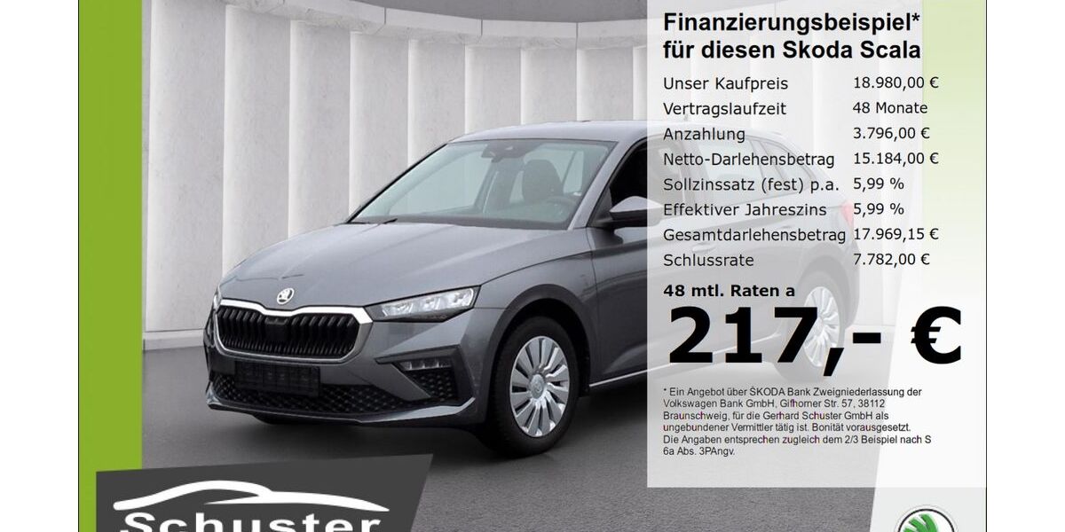 Skoda Scala 23.808 km 18.679 &euro; Ruhstorf 94099