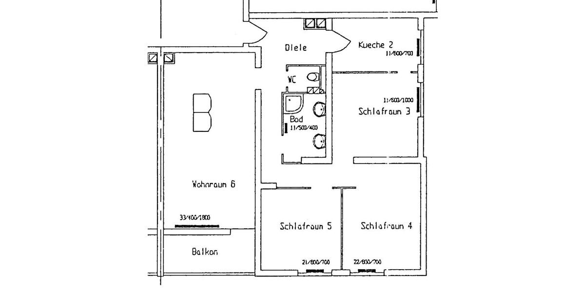 Etagenwohnung Maintal - 4 Zimmer, 87 m&sup2;, 210.000&euro; | Angebot:26061125