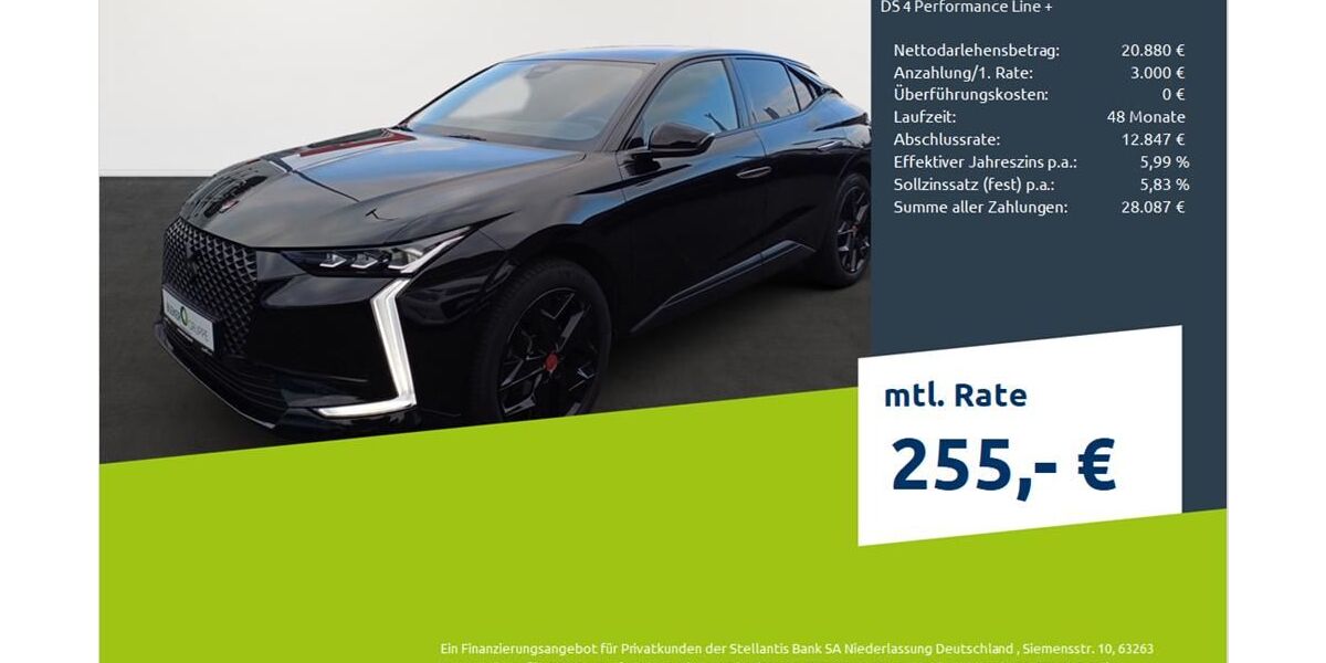 DS Automobiles DS4 24.878 km 22.480 &euro; Münster - Amelsbüren 48163