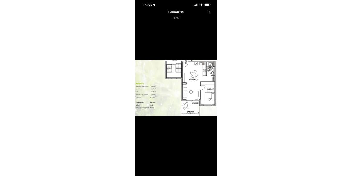 Erdgeschoßwohnung Sindelfingen Darmsheim - 2 Zimmer, 57 m&sup2;, 320.000&euro; | Angebot:26843766