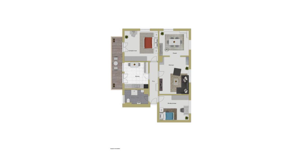 Etagenwohnung Weingarten - 3 Zimmer, 80 m&sup2;, 229.000&euro; | Angebot:26787552