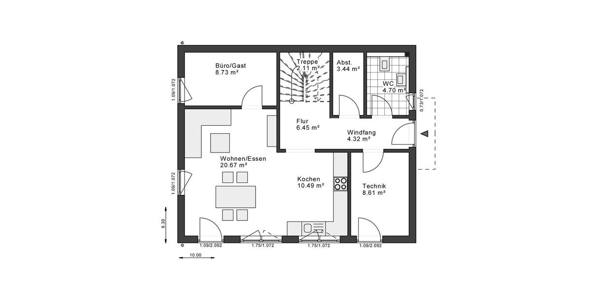 Einfamilienhaus Duisburg Walsum - 4 Zimmer, 140 m&sup2;, 1.790&euro; | Angebot:26663221