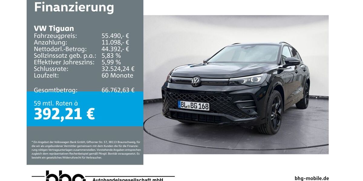 VW Tiguan 5.257 km 55.490 &euro; Albstadt 72458