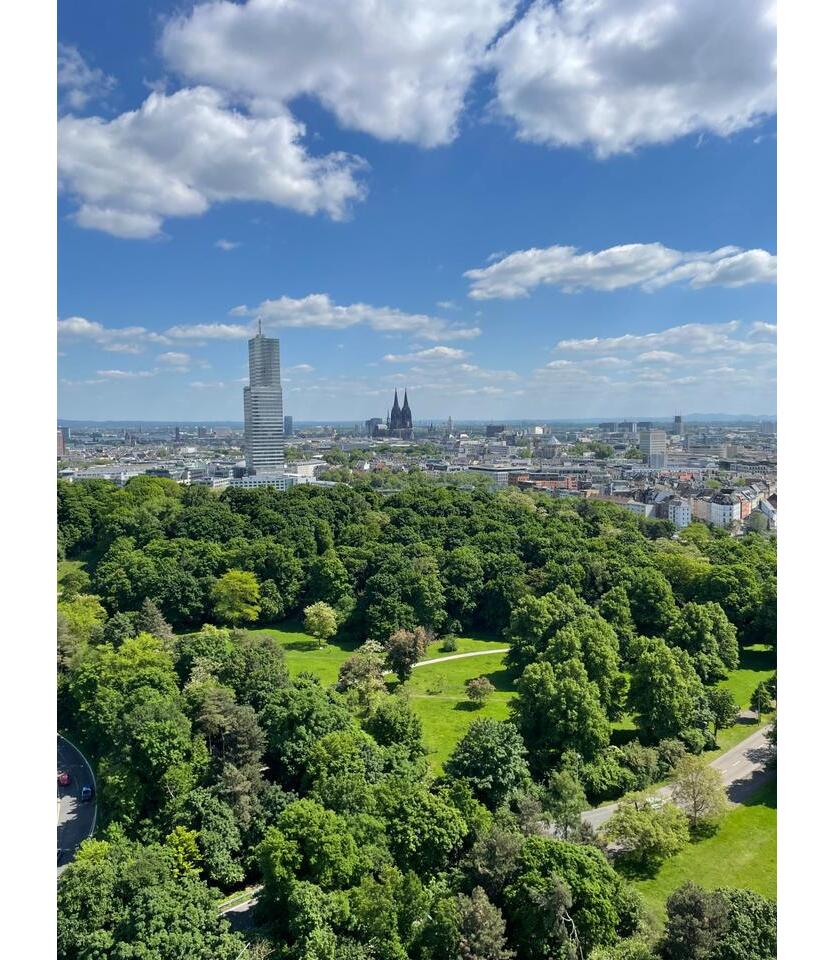 Wohnung mit DOMBLICK im Herkules-Hochhaus KALT: 1.200,- €