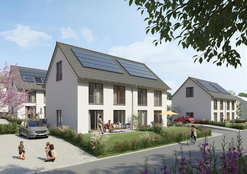 Neubau-Doppelhaushälfte mit Keller, 2 Stellplätzen und eigenem Garten zimmer