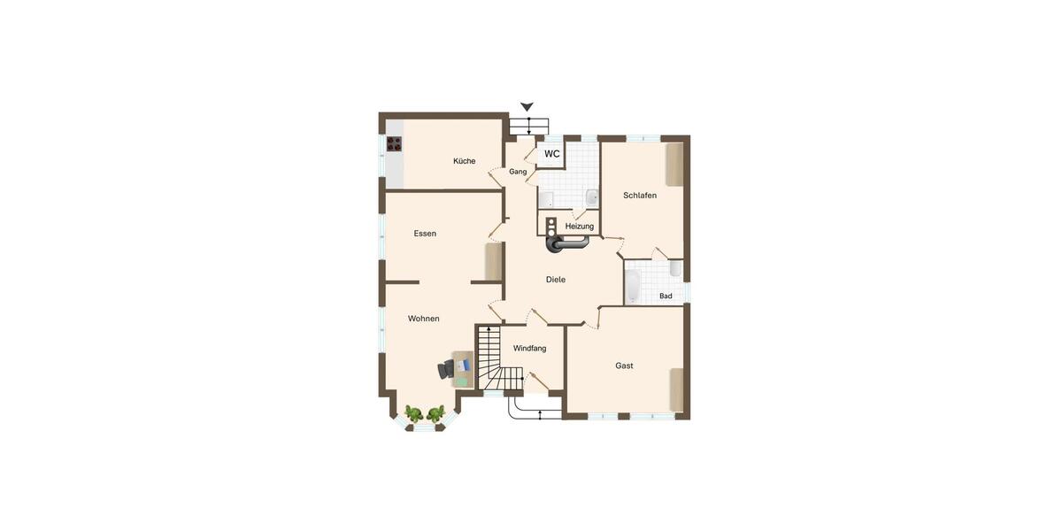 Erdgeschoßwohnung Ostrhauderfehn - 4 Zimmer, 121 m&sup2;, 940&euro; | Angebot:24678143
