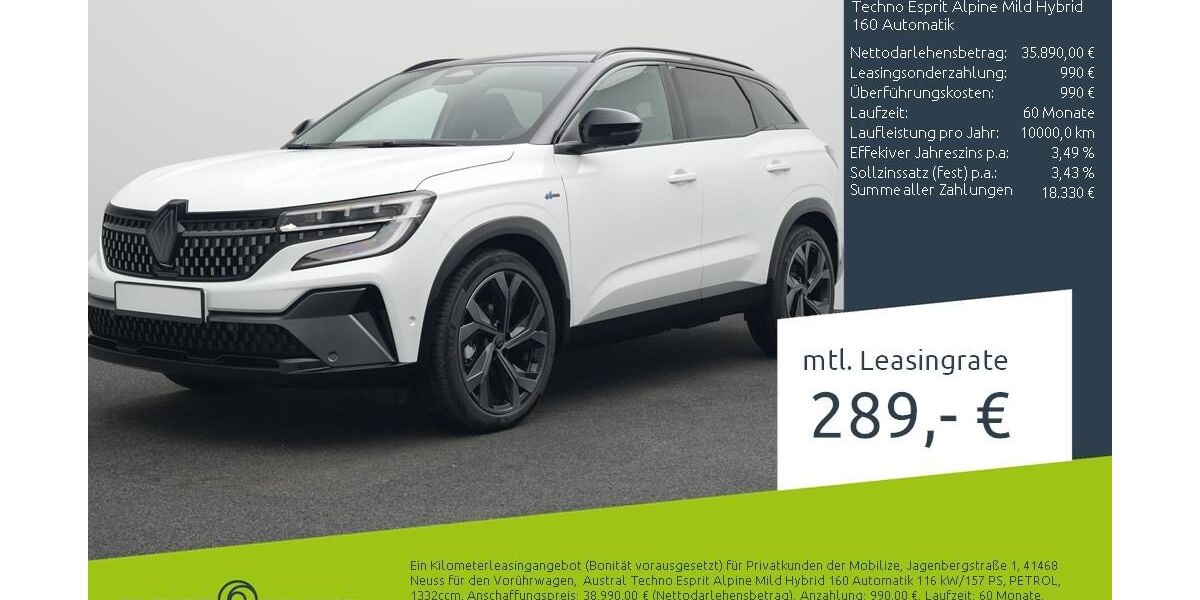 Renault Austral 11.985 km 34.440 &euro; Münster - Amelsbüren 48163