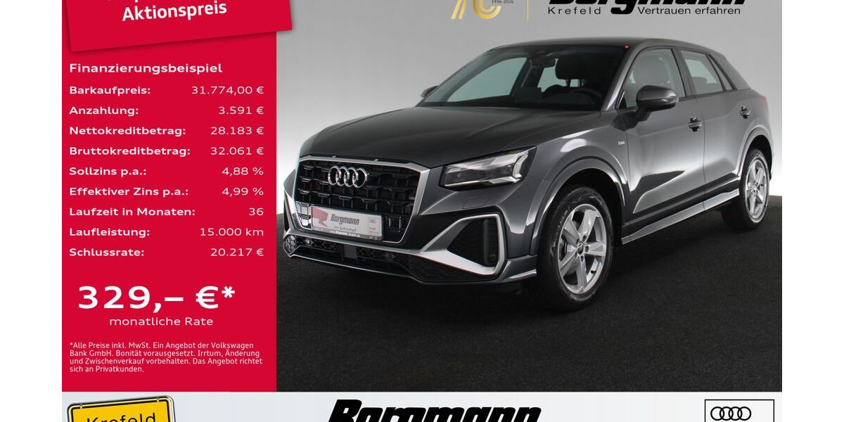 Audi Q2 2.023 km 31.335 &euro; Krefeld 47803