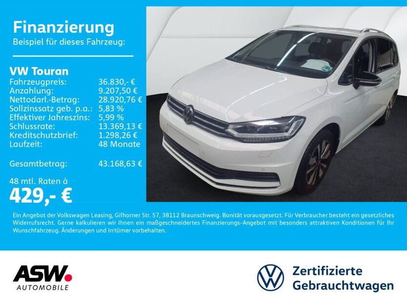VW Touran 18.700 km 36.830 € Sinsheim 74889