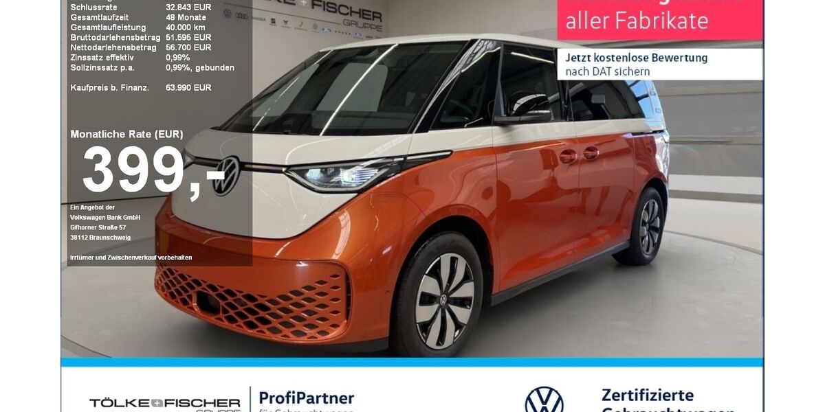 VW ID. Buzz 1.200 km 63.990 &euro; Krefeld 47805