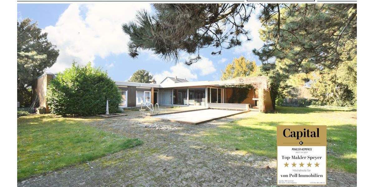 Blickgeschützter Bungalow mit Einliegerbereich und großem Grundstück mit Pool 9 zimmer