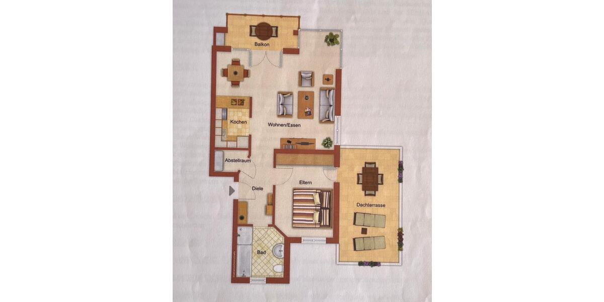 Terrassenwohnung Gottmadingen - 2.5 Zimmer, 57 m&sup2;, 215.000&euro; | Angebot:26320326