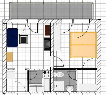 Etagenwohnung Bad Orb - 2 Zimmer, 38 m&sup2;, 530&euro; | Angebot:26318585