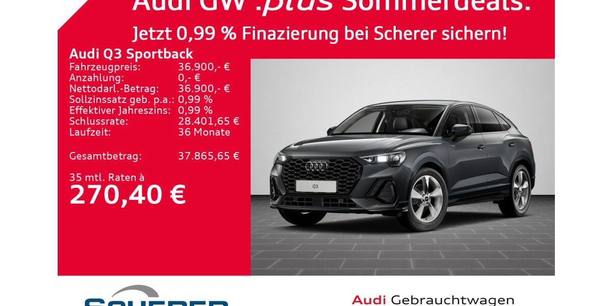 Audi Q3 18.400 km 36.900 &euro; Neustadt a.d. Weinstraße 67433