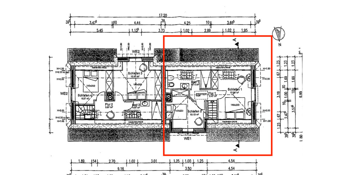 Doppelhaushälfte List - 6 Zimmer, 125 m&sup2;, 2.250.000&euro; | Angebot:26557993