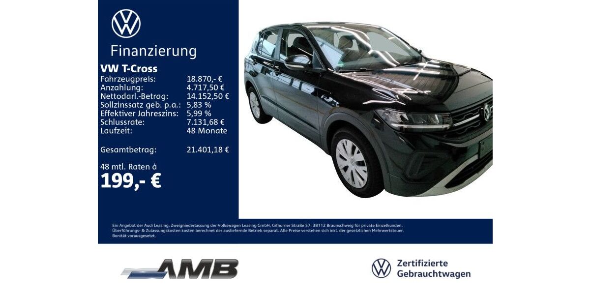VW T-Cross 5.520 km 18.870 &euro; Borna 04552