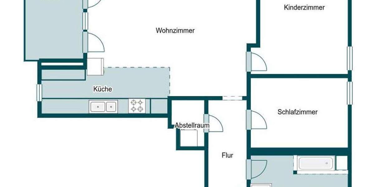 Ankommen & Wohlfühlen: stilvolle Wohnung mit Blick ins Grüne und Premium-Ausstattung 3 zimmer