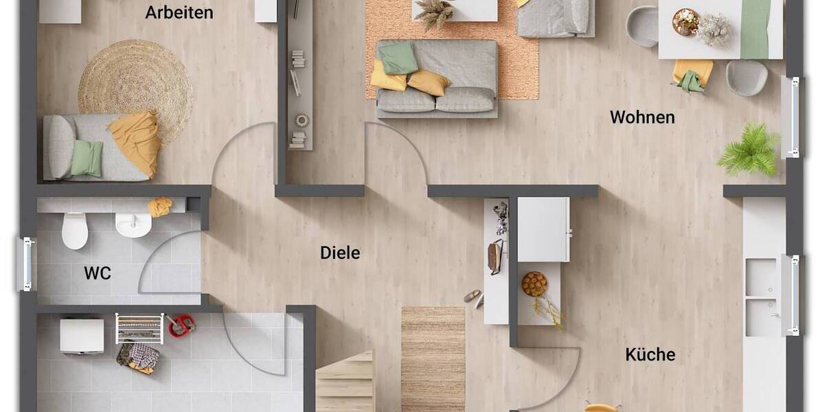 Einfamilienhaus Hahausen Hahausen - 5 Zimmer, 166 m&sup2;, 306.450&euro; | Angebot:26886014