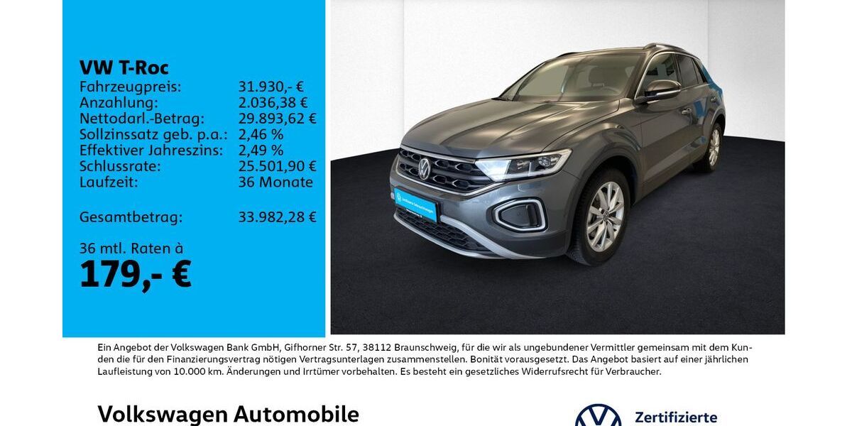 VW T-Roc 14.367 km 30.770 &euro; Leipzig 04277