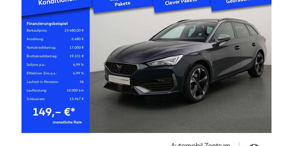 Cupra Leon 48.856 km 23.480 &euro; Leverkusen 51379