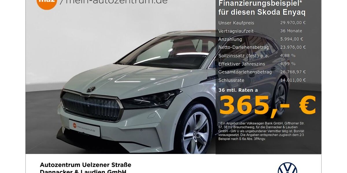 Skoda Enyaq 115.851 km 29.970 &euro; Lüneburg 21335