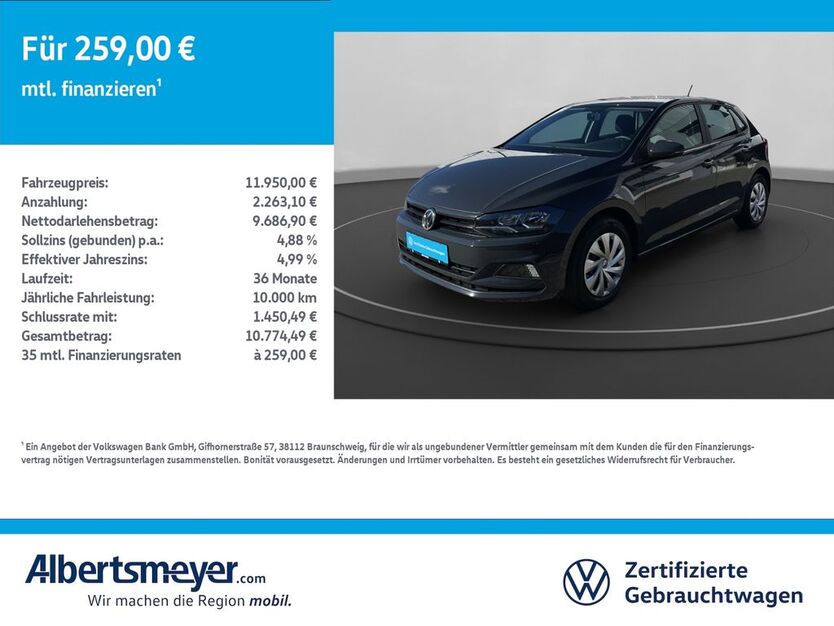 VW Polo 58.000 km 11.489 € Mühlhausen/Thüringen 99974