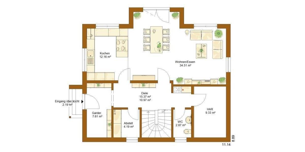 Einfamilienhaus Adelsheim - 5 Zimmer, 158 m&sup2;, 468.000&euro; | Angebot:26107399