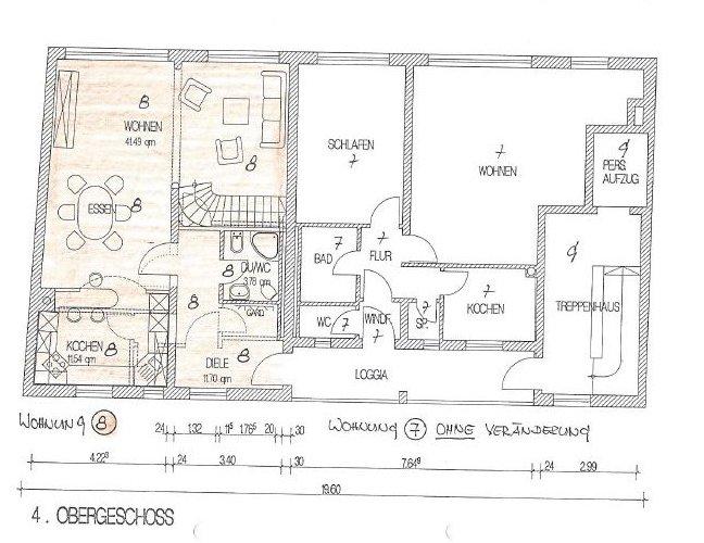 Maisonettenwohnung Nürnberg Gärten bei Wöhrd - 5 Zimmer, 170 m&sup2;, 677.000&euro; | Angebot:27223267