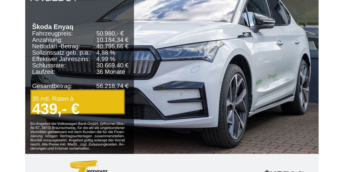 Skoda Enyaq 10.500 km 48.880 &euro; Werdohl 58791