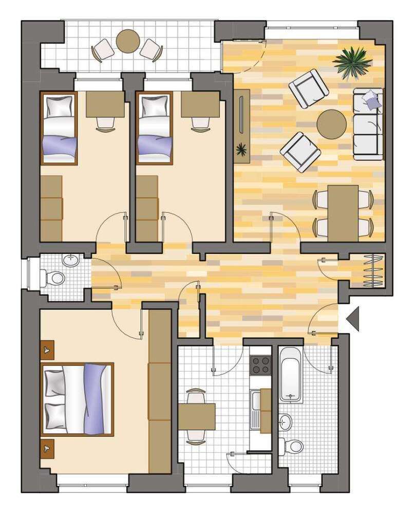 Wohnung zum Mieten in Mönchengladbach 769 € 73.69 m²
