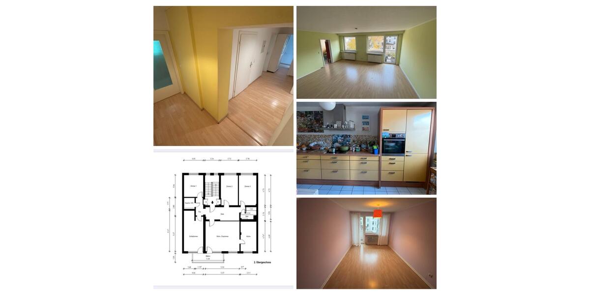 Etagenwohnung Wuppertal Elberfeld - 5 Zimmer, 117 m&sup2;, 245.000&euro; | Angebot:24825498