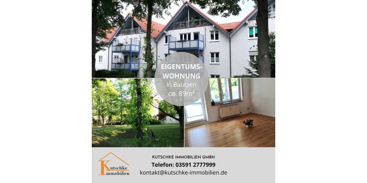 Etagenwohnung Bautzen - 4 Zimmer, 89 m&sup2;, 190.000&euro; | Angebot:26021995