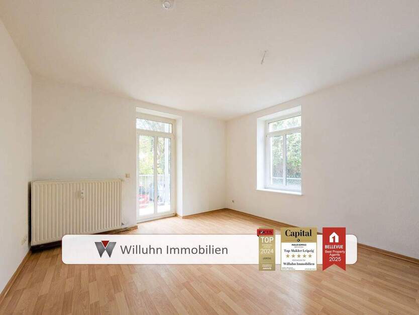 Ab 01.11.: Gepflegte 2RW im schönen Kleinzschocher | Offene Küche inkl. EBK, Balkon und Stellplatz! 2 zimmer