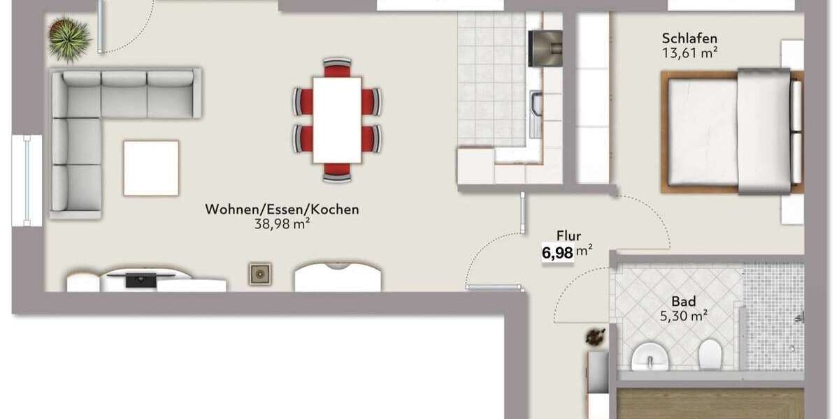 Exklusive Neubauwohnungen im Zentrum von Ostercappeln - Etagenwohnung Ostercappeln | Angebot:24533445