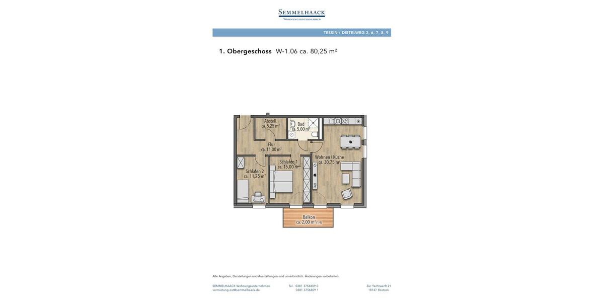 Etagenwohnung Tessin - 3 Zimmer, 80 m&sup2;, 989&euro; | Angebot:26676795