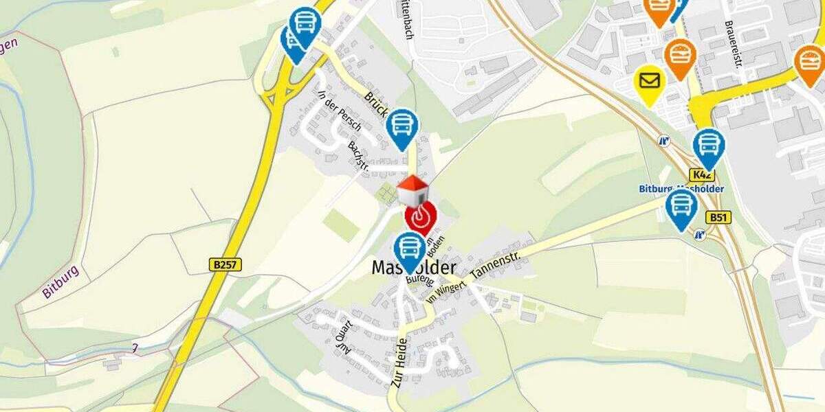 Etagenwohnung Bitburg Masholder - 3 Zimmer, 80 m&sup2;, 352.000&euro; | Angebot:25796924