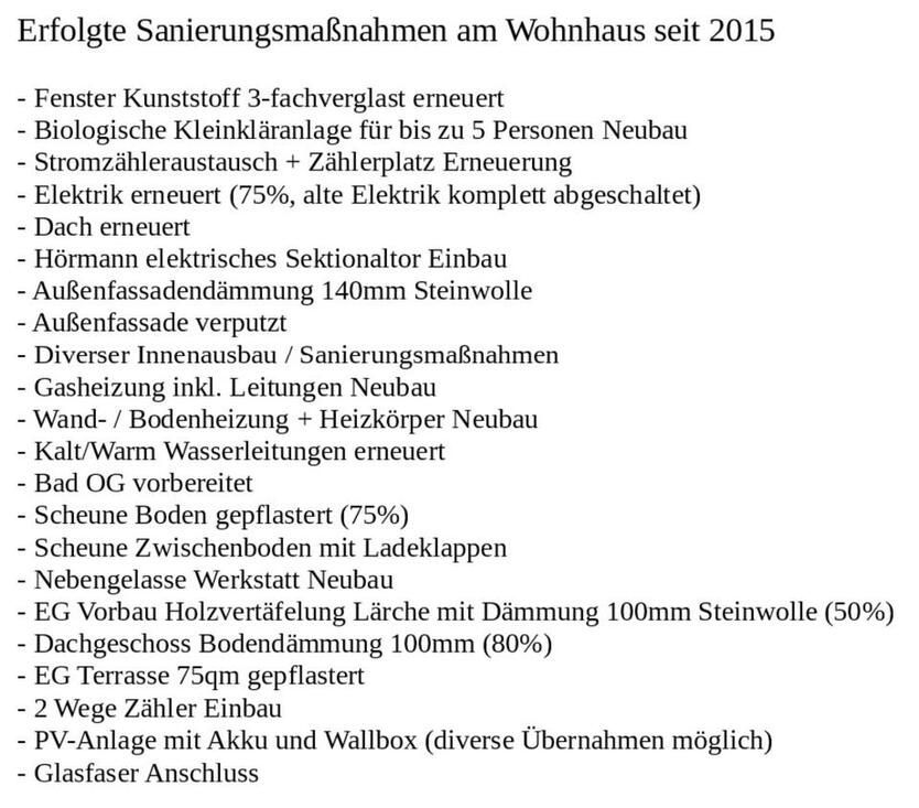 Ehemaliger Bauernhof Teilsaniert 3,2ha Alleinlage Autarkie