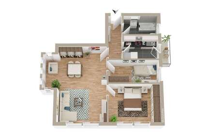 Wohnung zum Mieten in Stuttgart Degerloch 1.440 € 71.3 m² 3 zimmer