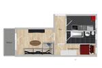 Etagenwohnung Kitzscher - 2 Zimmer, 45 m&sup2;, 29.500&euro; | Angebot:26688395