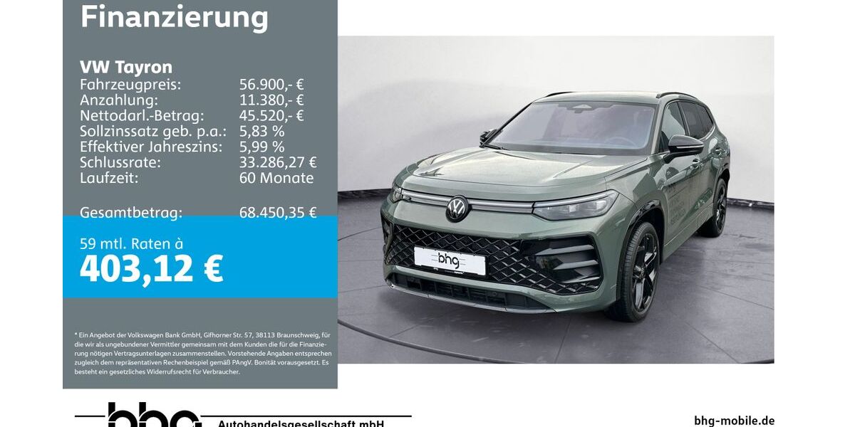 VW Tayron 6.000 km 55.490 &euro; Reutlingen 72770