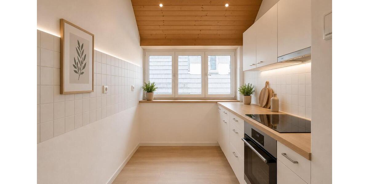 Dachgeschoßwohnung Stuttgart Luginsland - 2 Zimmer, 46 m&sup2;, 230.000&euro; | Angebot:26712112