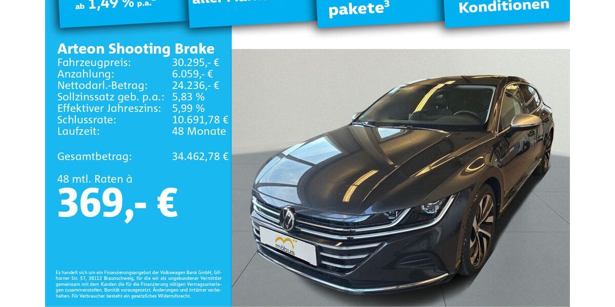 VW Arteon 17.246 km 30.295 € Berlin 13088