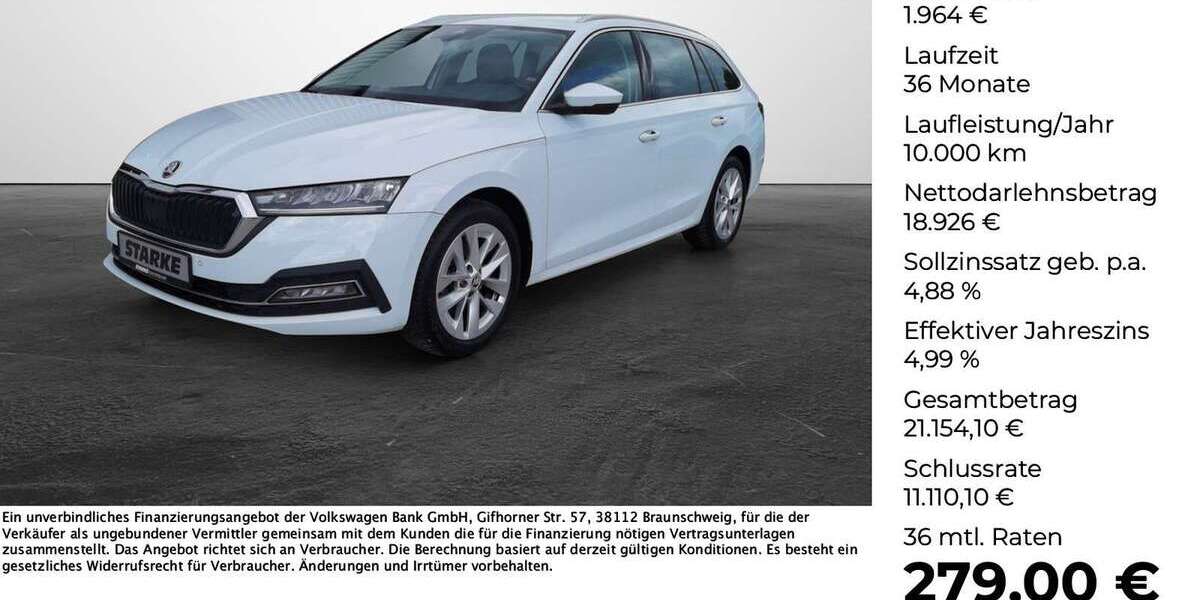 Skoda Octavia 63.508 km 20.890 &euro; Georgsmarienhütte 49124