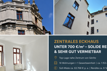 Haus Görlitz - 30 Zimmer, 1.148 m&sup2;, 800.000&euro; | Angebot:26320096