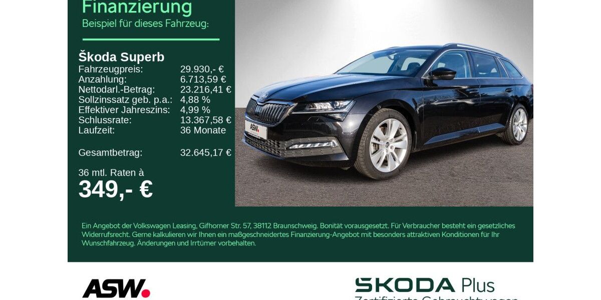 Skoda Superb 86.700 km 29.930 &euro; Weinsberg 74189