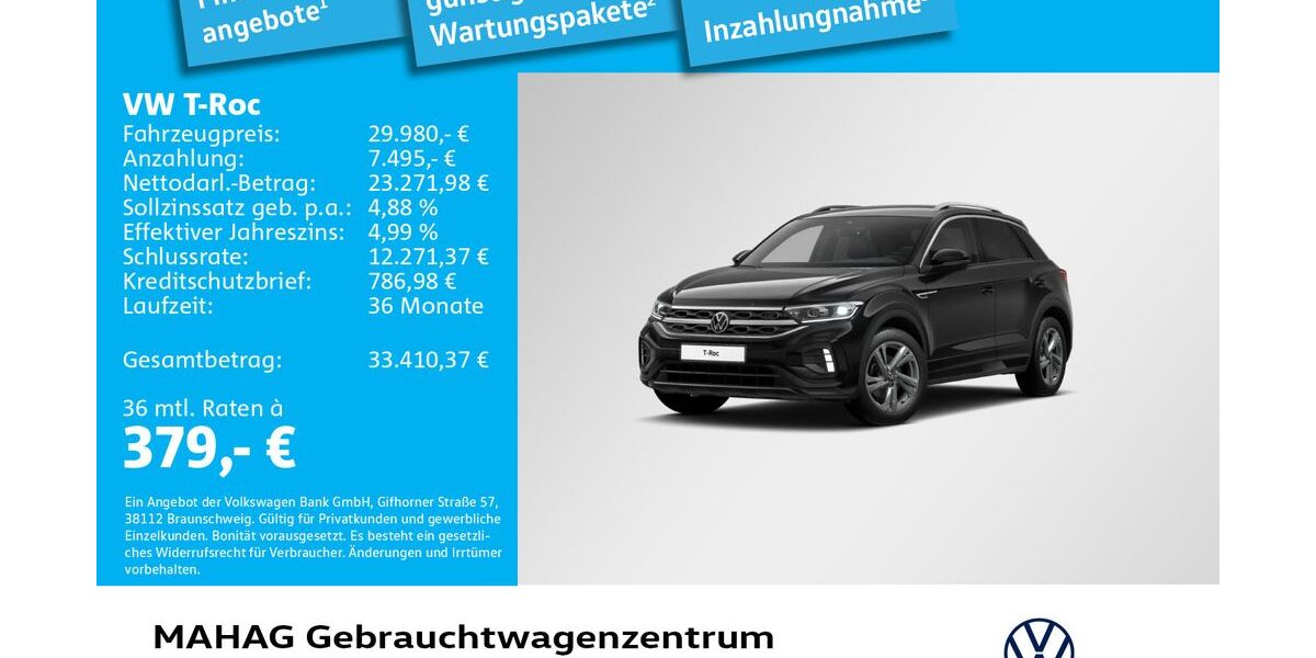 VW T-Roc 35.371 km 29.980 &euro; München 80935