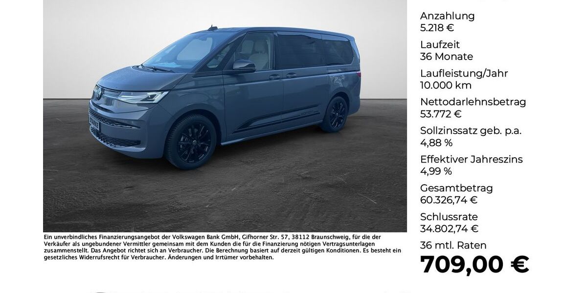VW T7 Multivan 10.000 km 58.990 &euro; Vechta 49377
