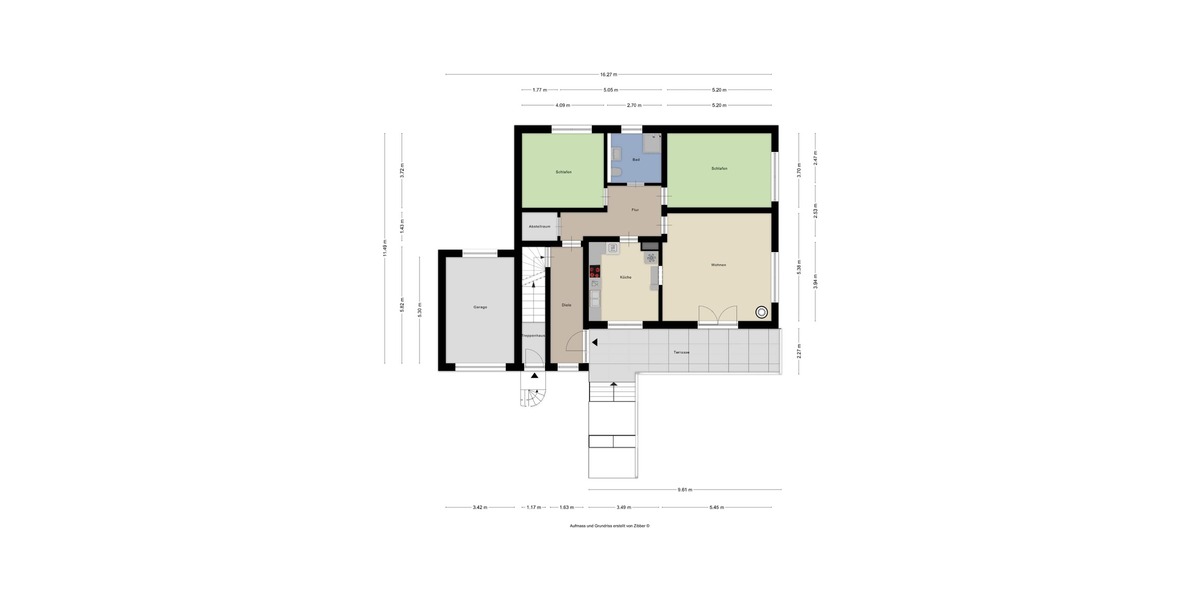 Freistehendes Einfamilienhaus mit Einliegerwohnung - Einliegerwohnung Staudt | Angebot:27120339